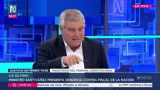 Entrevista al magistrado Gustavo Guti&eacute;rrez Ticse en N Portada de Canal N 06-02-2025