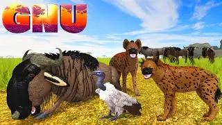 Hienas DONAS da Pedra do Rei, Hienas Caçando Leões, Hienas Predadoras | Wild Savannah Gameplay 33