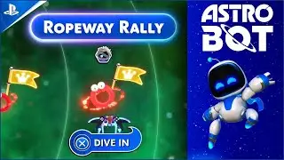 Astro Bot Ropeway Rally Secret Level Walkthrough. Lost Circle Void.