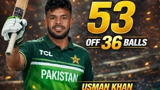 Ball by ball highlights of great knock by Usman Khan 