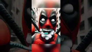Superheroes teeth cleaning challenge|Deadpool vs Spiderman vs Captain America #shorts #marvel #funny