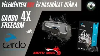 V&eacute;lem&eacute;ny egy &eacute;v haszn&aacute;lat ut&aacute;n a Cardo Freecom 4x-ről #motomus #cardofam #cardosystems #cardoromania