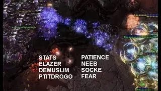 8-player Pro FFA! on Lava Flow - SC2 - Legacy of the Void 2017