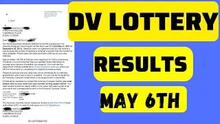 DV LOTTERY RESULTS RELEASE DAY | MAY 6TH 2023 | GREEN CARD LOTTERY RESULTS