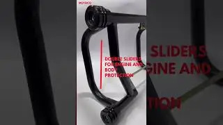 Crash Guard With Double Slider For Hunter 350 - #hunter350