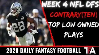 NFL DFS Week 4 | Top Ten Low-Owned Plays