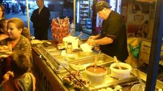 How it's made fritters - greek donuts at Kalavrita