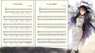 【メメントモリ】耳コピでパラデアのラメント『Ⅺ. THE JUSTICE』を作ってみた。【楽譜】/music dictation Paladea’s Lament