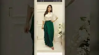 New unique party wear Indian dress style for girls