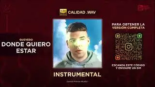 16. DONDE QUIERO ESTAR - Quevedo | DONDE QUIERO ESTAR  🎶 INSTRUMENTAL (By David Prince Mu