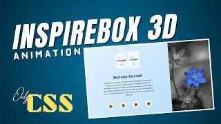 Build a Inspire 3D box Design with CSS & HTML | Responsive Web Design Tutorial