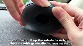 How to remove the suction cup and install it again? #car #caraccessories