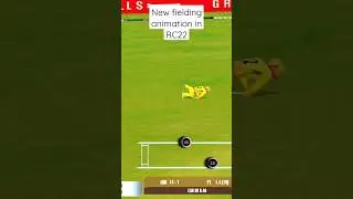 New fielding animation in RC22 🔥 | Real Cricket 22 clips 🏏 | #shorts #realcricket22 #rc22 #like❤️