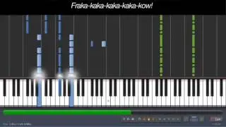 Ylvis - The Fox What Does The Fox Say  (Piano Cover/Tutorial)
