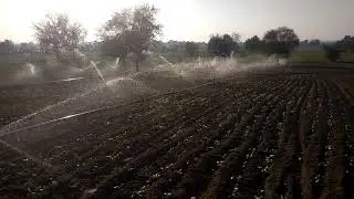 Fountain in land