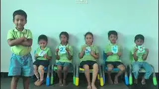 Ukg students explanation of of ordinal numbers