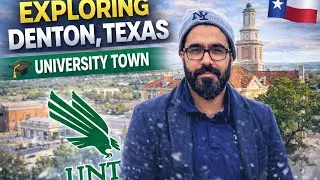Denton Texas USA 🇺🇸 university town 