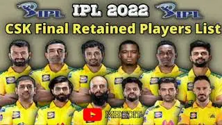 IPL-2022 (Csk retain players list tamil)