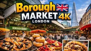 Borough Market London 🇬🇧 | World&rsquo;s Best Street Food Market in 4K | Doctor Away