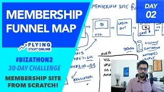 Mapping Out A Membership Site Funnel - (Day 2/30) #Bizathon2