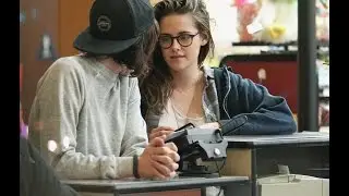 Kristen Stewart and her girlfriend Alicia Cargile kissing