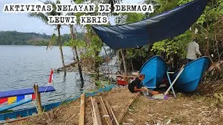 Leuwi Keris Terbaru!Aktivitas nelayan dan sampah yang muncul ke permukaan#leuwikeris #perkampungan.