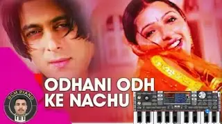 🎹 | #Odhani Odh Ke Nachu | #Salman khan  #Easy Piano Tutorial
