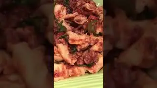 Tortellini With spinach tomato sauce😊😋😍🍅🫑🥬 🥫
