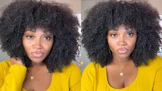 BIG NATURAL CURLY AFRO TUTORIAL | Crochet Afro Tutorial | Lulutress Kinky 4B | Summer Hair