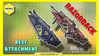 Best attachment for Razorback with Gunsmith 🔥 | Call of Duty | COD Mobile | Season 9 | Best Gun