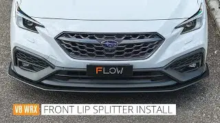 VB WRX Front Lip Splitter Installation Guide