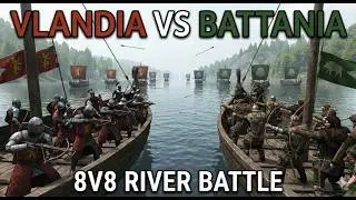 The River Skirmish: An Even 16-Ship Clash Between Vlandia and Battania