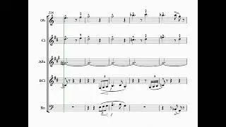 Weait 1713A Estampie (13th C.) for reed quintet (4’05)