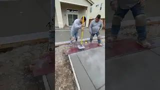 CONCRETE PATIO #concrete #construction #backyard #patio #landscaping