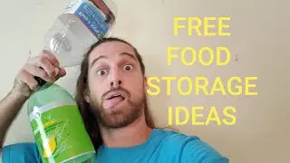 FREE Easy Dry Storage solutions for food prepping sugar, flour, rice, wheat, barley food shortages