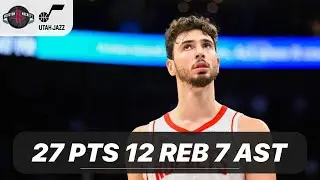 ALPEREN SENGUN vs UTAH JAZZ | 27 PTS - 12 REB - 7 AST - 1 BLK | 02-23-2025 Highlights
