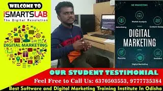 Digital Marketing Training In Bhubaneswar | Review by our Mumbai student Rohit | iSmartsLab|SEO#bbsr