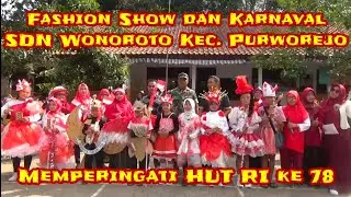 Fashion Show dan Karnaval SDN Wonoroto di Saksikan KADES