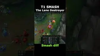 T1 SMASH &mdash; The Lane Destroyer #leagueoflegends #lol #t1soloq #shorts #쇼츠