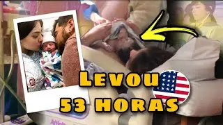 Emotional Baby Birth Vlog - PARTO NORMAL no SUS dos EUA