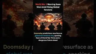 World War 3 Fears Rise | Doomsday Predictions Go Viral Amid Global War Tensions#shorts #ytshorts
