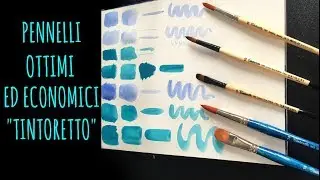 PENNELLI linee ECONOMICHE Tintoretto e GIVEAWAY! (Recensione materiali)Arte per Te