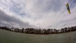 Ankiten Ostern 2016 am Bodensee / Fischbach - Flysurfer Speed 3 CE 15 qm