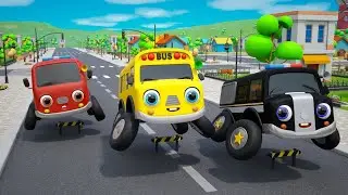 Wheels on the Bus Go Round & Round – Kids Song