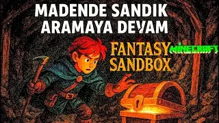 POKİ OYUNLAR Fantasy Sandbox MADENDE SANDIK ARAMAYA DEVAM  MİNECRAFT CANLI YAYIN # 7