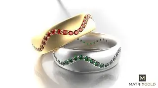 Prongs Setting Eternity Band - MatrixGold
