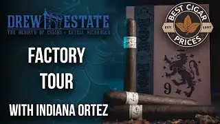 Indiana Ortez tours Drew Estate's Factory