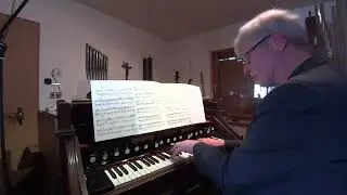 Carl Sattler; Sonate in f - moll, 3  Satz (Allegro), f&uuml;r Harmonium