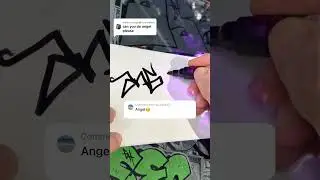 How to write graffiti tag - ✍🏻 ANGEL #angel #graffiti #tags