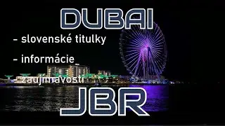 DUBAJ - JBR🌴 pláž v samom srdci Dubaja🏄🏻slovenské titulky